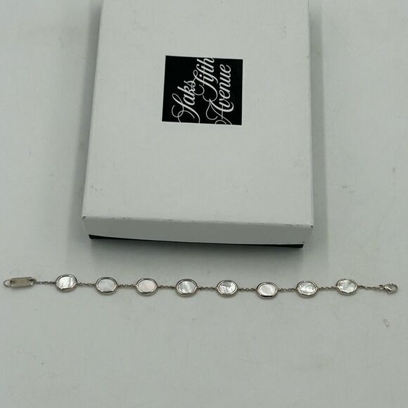 Women’s Ippolita sterling silver rock, candy mother of pearl stone Link bracelet - Picture 4 of 6